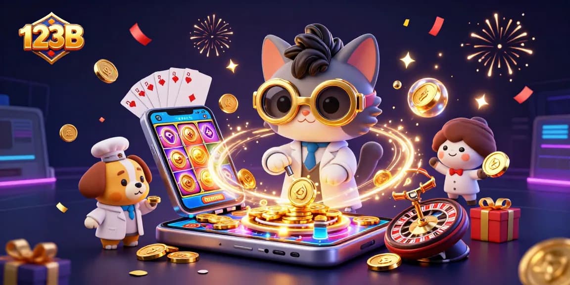 Engage in exciting gameplay at 123B with vibrant slot games and golden winnings.