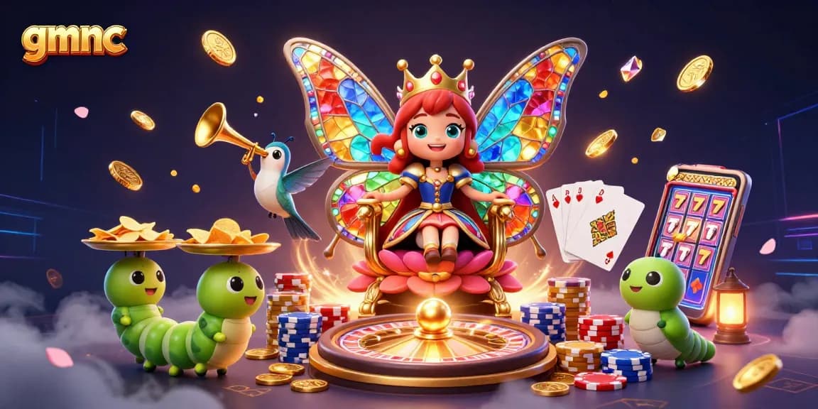 Experience the vibrant energy of gmnc's casino world with colorful characters and dynamic games.