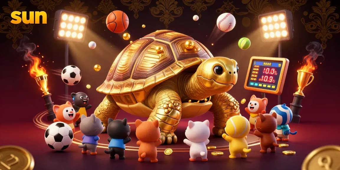 Engage with the exciting sun-themed casino experience featuring a dynamic tortoise pinball machine.