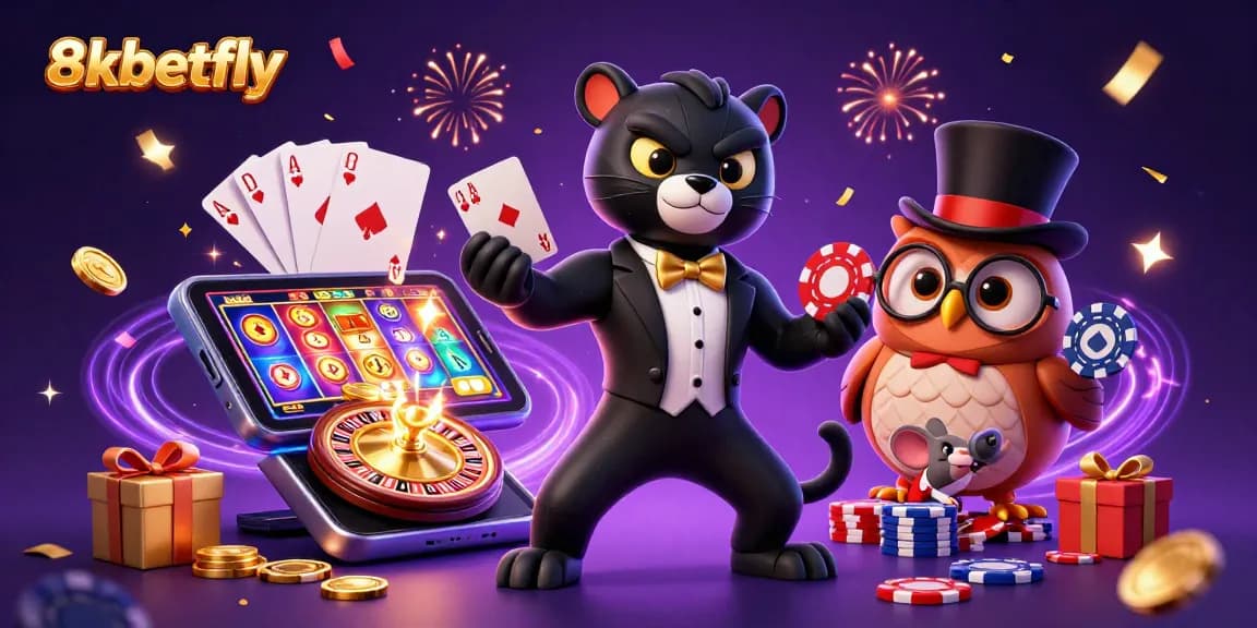 Experience thrilling action with 8xbetfly at a vibrant online casino scene filled with games.