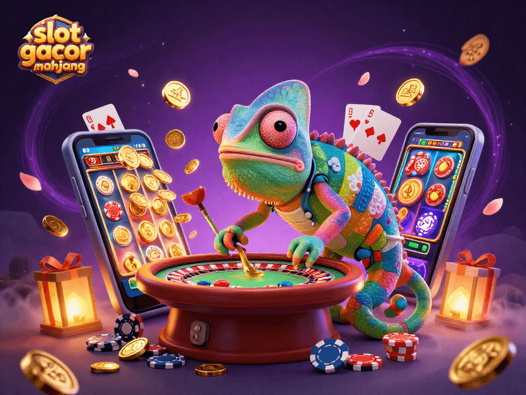 Experience thrilling wins with slot gacor mahjong as golden coins scatter from the colorful game.