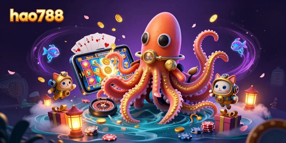 Menangkan slot di HAO788 dengan kraken Emas, kucing selam, dan permainan mendebarkan.