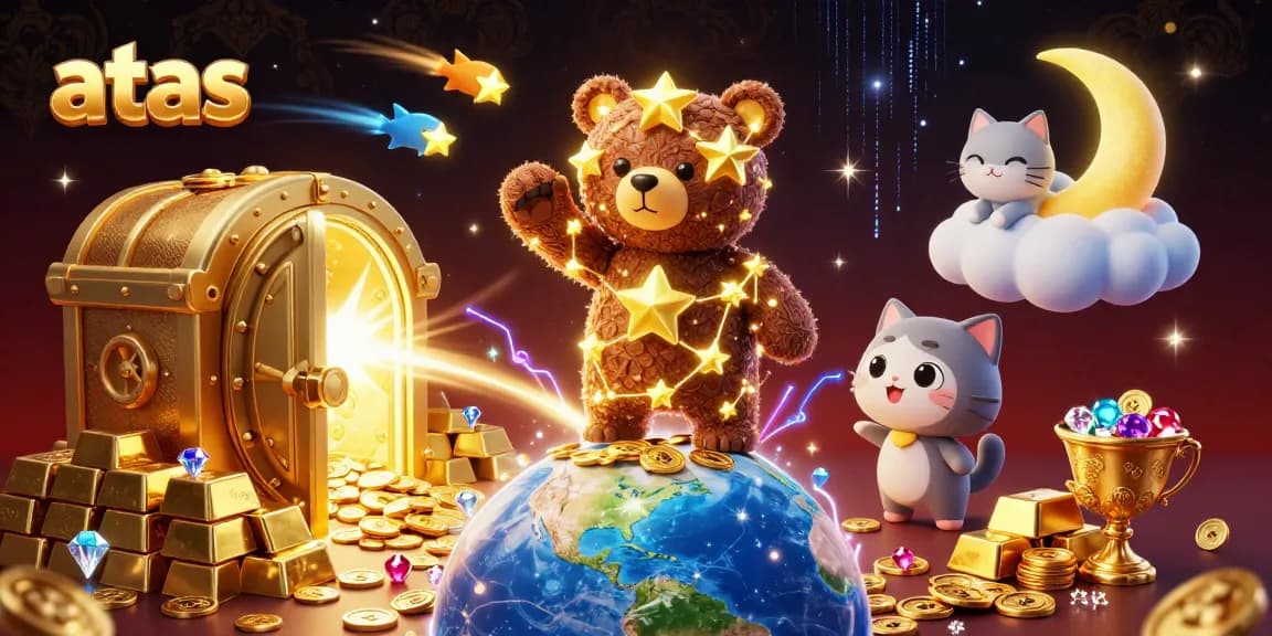 Engage with the atas casino universe as a constellation bear collects gold coins amidst dazzling jackpots.