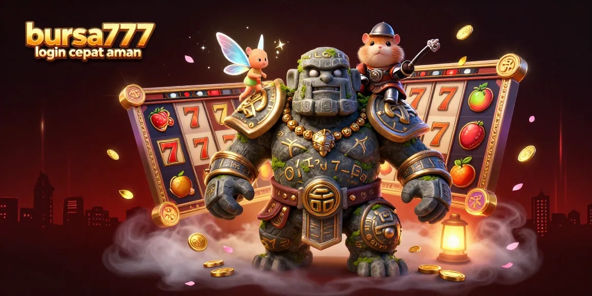 Experience engaging slot play with bursa777 login cepat aman in this mystical casino scene.