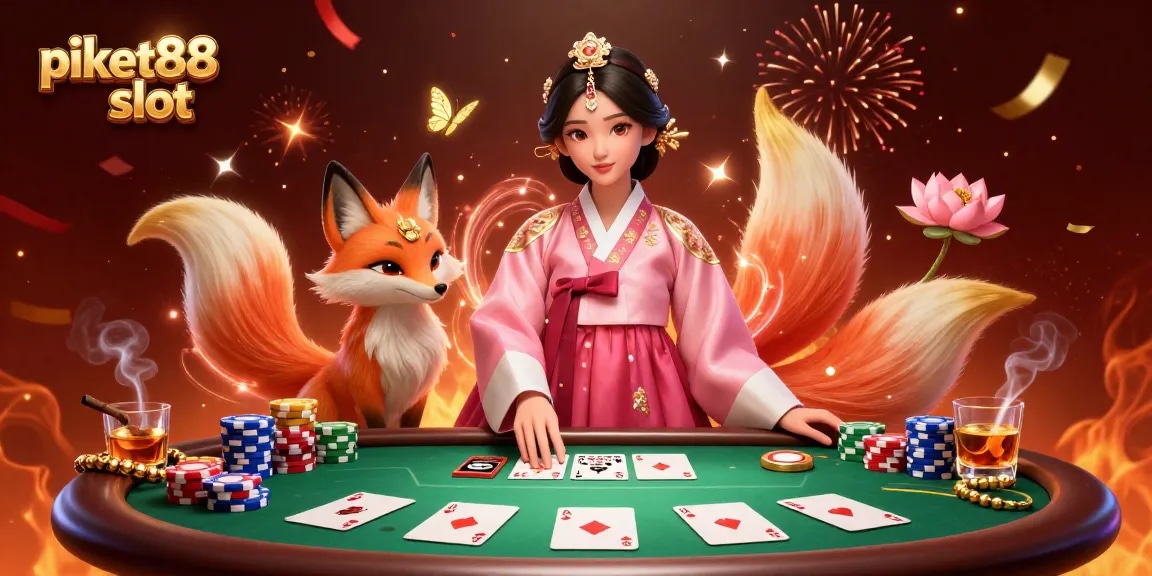 Win big with the piket88 slot gaming adventure featuring vibrant characters and casino elements.