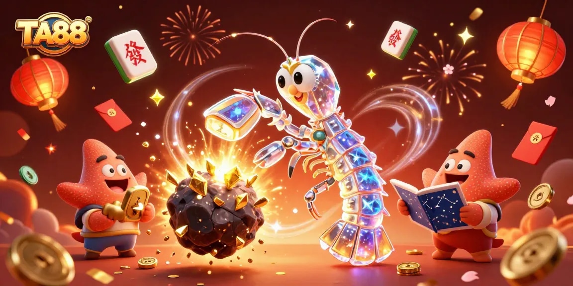 Engage with TA88 for thrilling casino adventures in this vibrant scene of festive gaming elements.