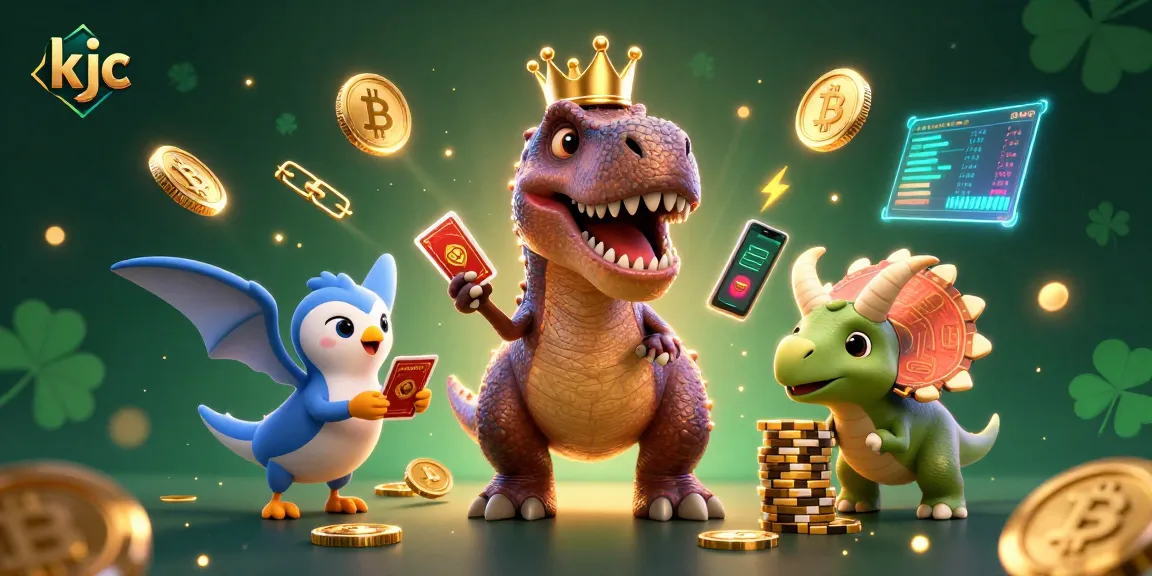 Engage with KJC's thrilling casino atmosphere in this vibrant 3D illustration.