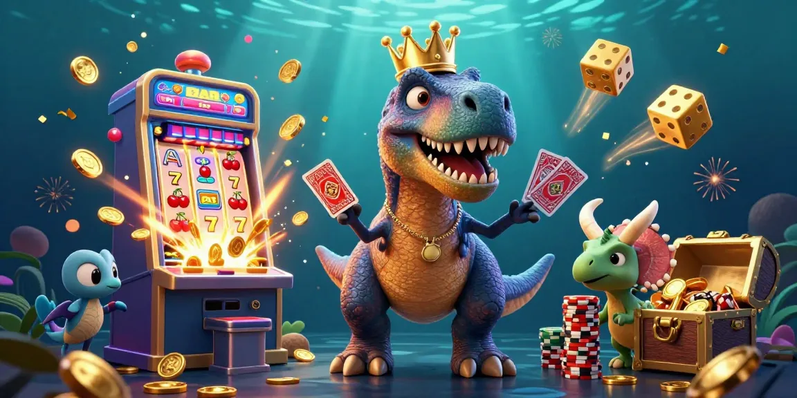Slot memanjakan pemain dengan jackpot dan kasino yang penuh warna dalam ilustrasi kartun menarik.