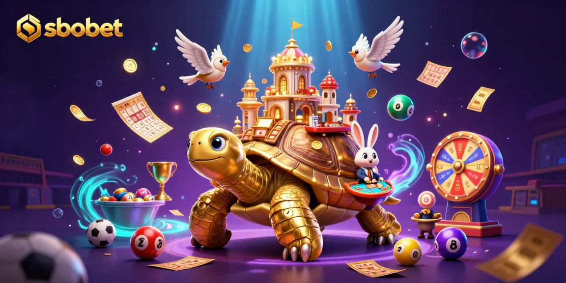 Experience sbobet sports betting excitement with dynamic illustrations of iconic elements from the casino world.