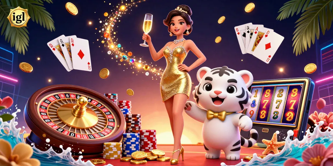 Spin the reels at igl with a glamorous casino scene featuring luck and excitement.