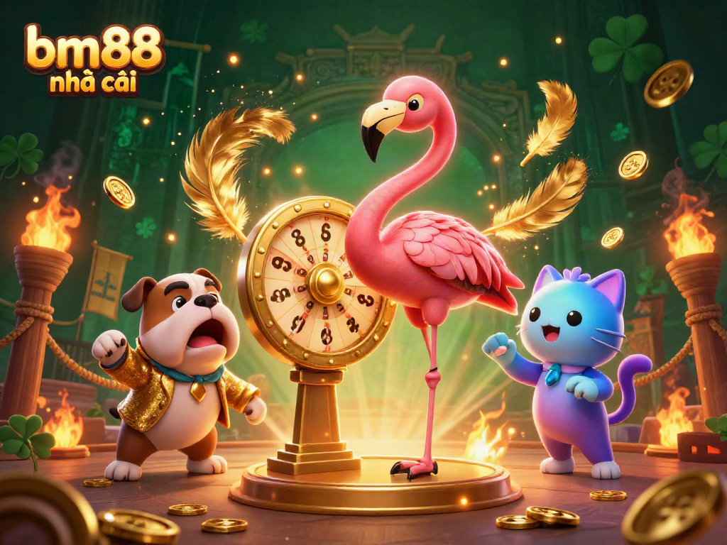 Engage in exciting gameplay at bm88 nhà cái with vibrant 3D characters and dynamic casino elements.