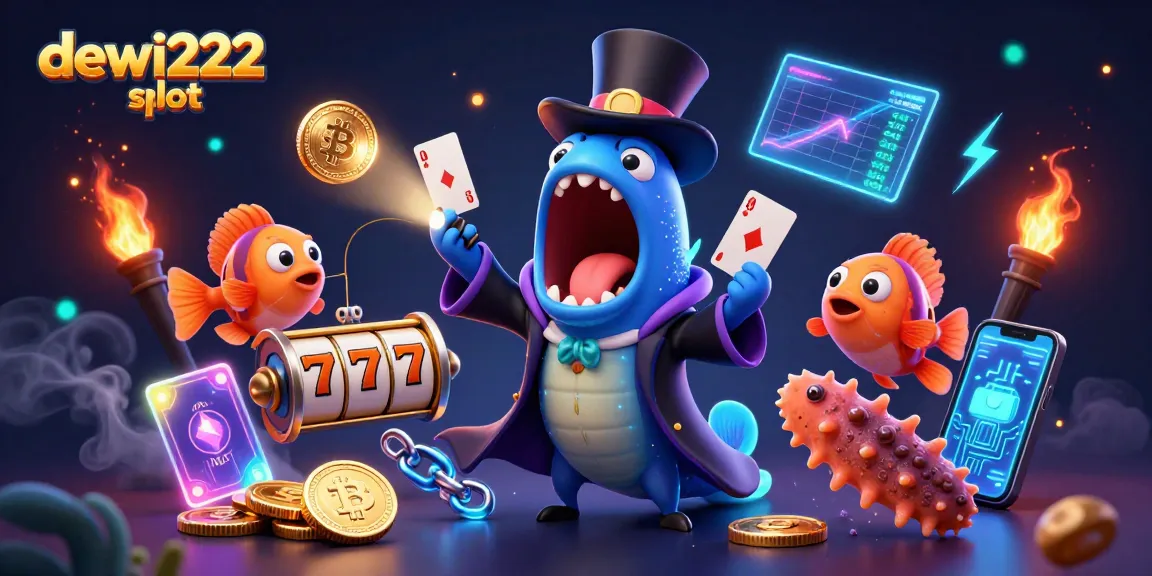 Experience the dewi222 slot excitement with immersive 3D characters and vibrant casino elements.