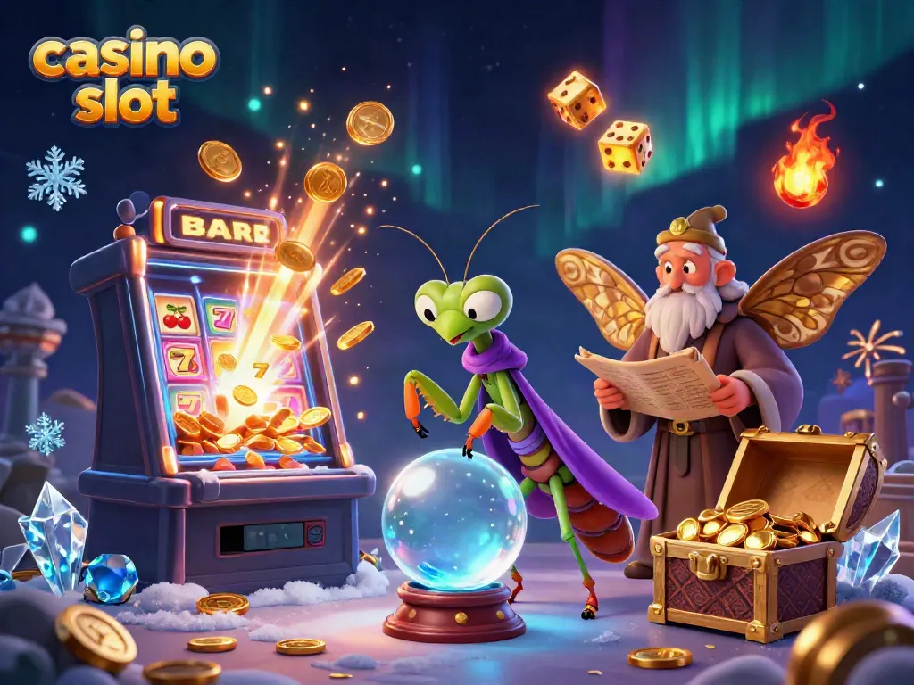 Engage with premium casino slot games featuring vibrant characters and dynamic elements.