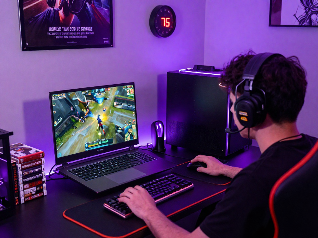 Engaging gaming experience at mpocash.blog with vibrant visuals and accessories
