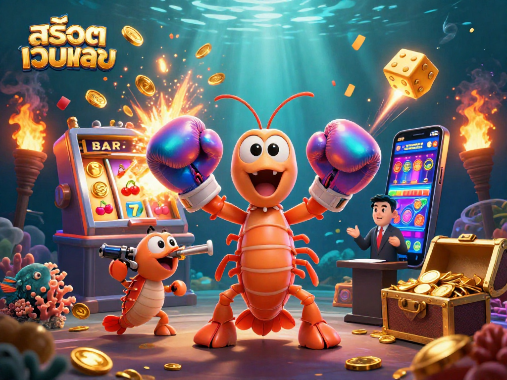 Experience the excitement of สล็อตเว็บตรง with vibrant 3D action featuring a jackpot explosion!