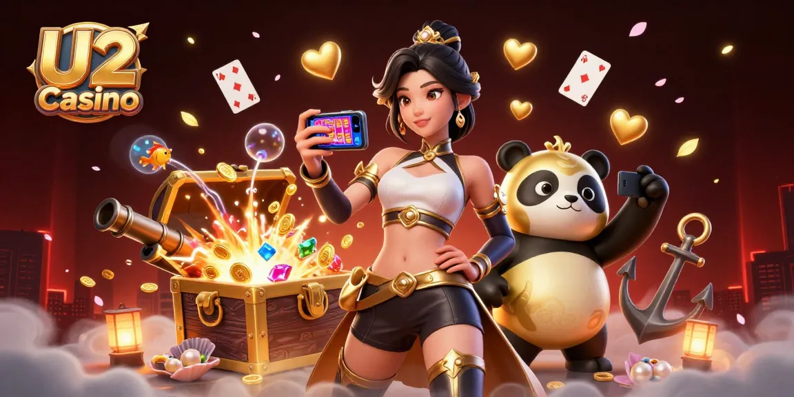 Experience U2 Casino with vibrant gaming action and rich illustrations.