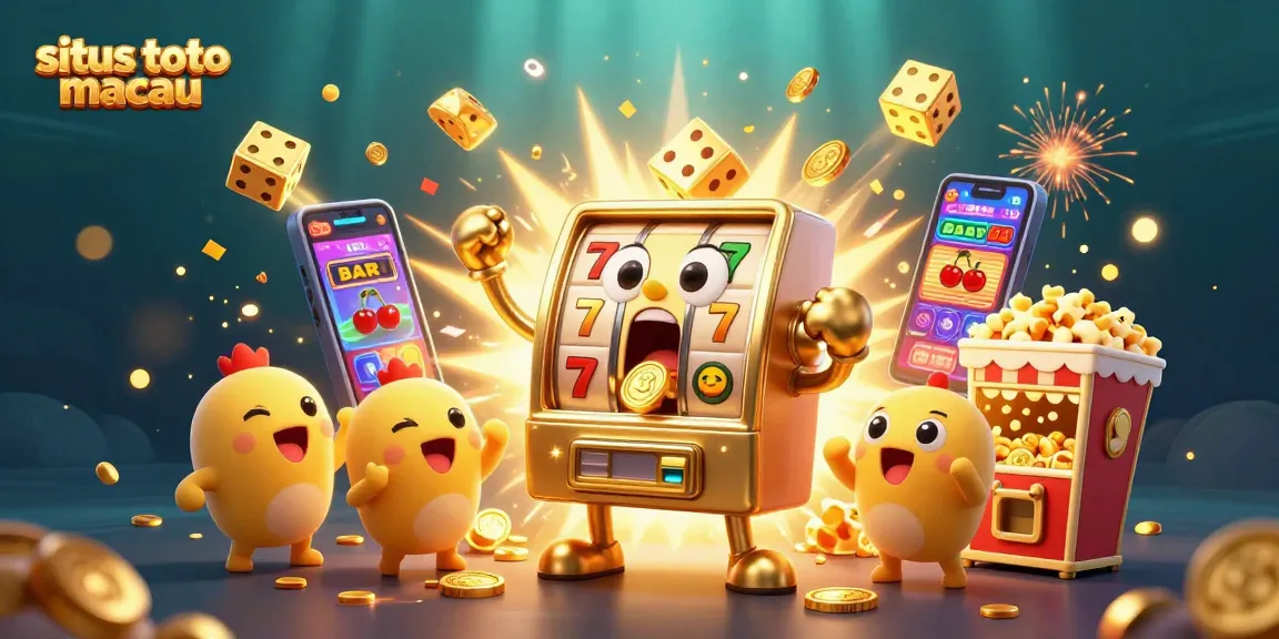 Mesin slot mengeluarkan jackpot di situs toto macau yang seru dan penuh kesenangan.