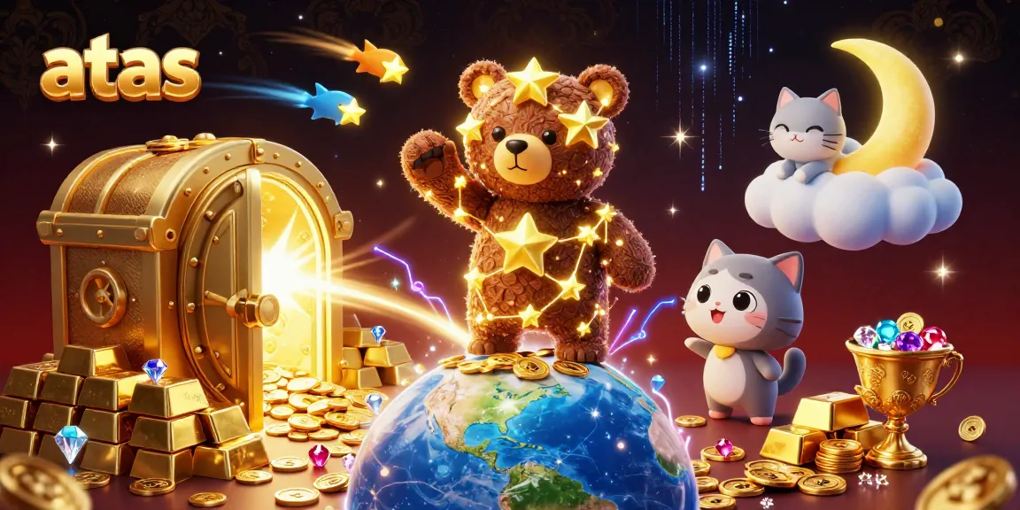 Engage with the atas casino universe as a constellation bear collects gold coins amidst dazzling jackpots.