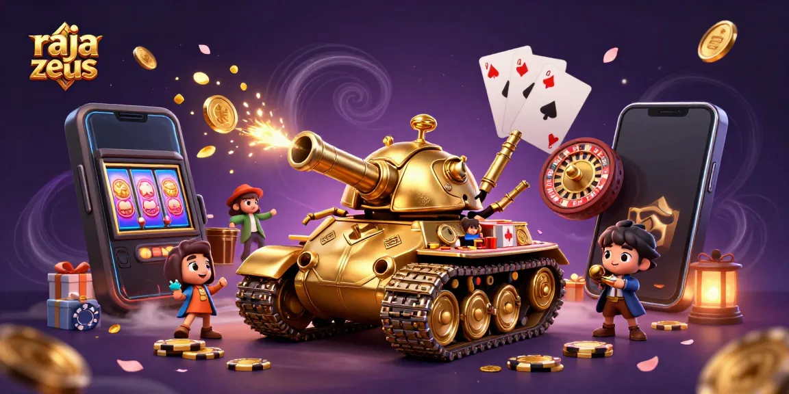 Raja Zeus menciptakan pengalaman bermain kasino yang mengesankan dari tank keuangan berwarna emas yang berkilauan.