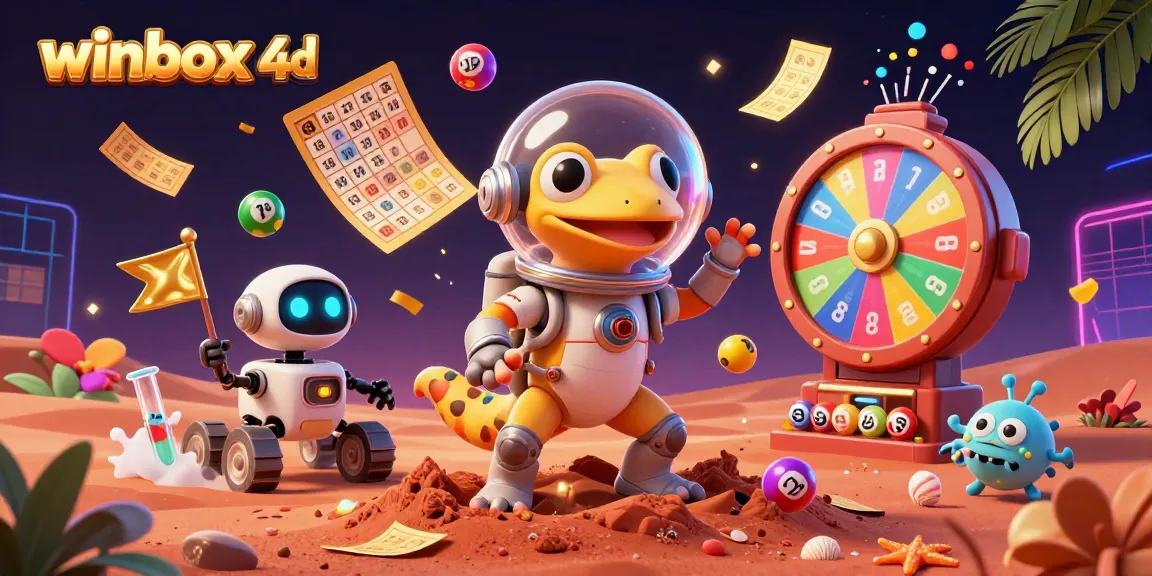 Experience thrilling wins with winbox 4d as Martian gecko discovers a hidden casino!
