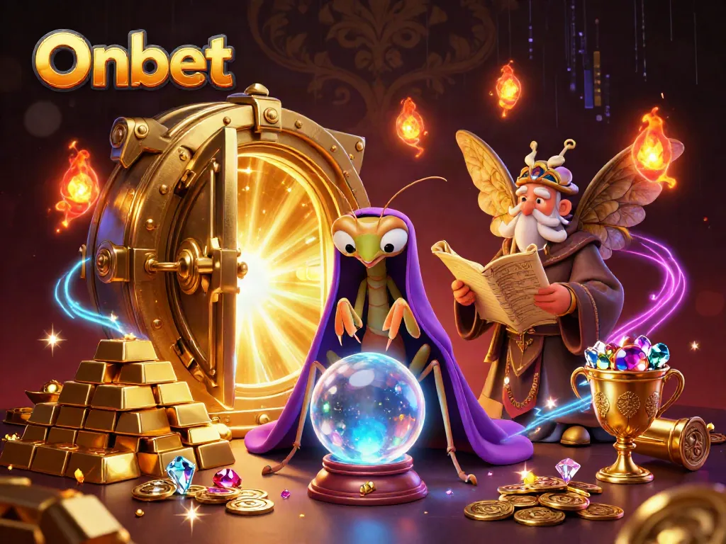 Experience thrilling action on Onbet as a fortune teller unveils treasures and games of chance.