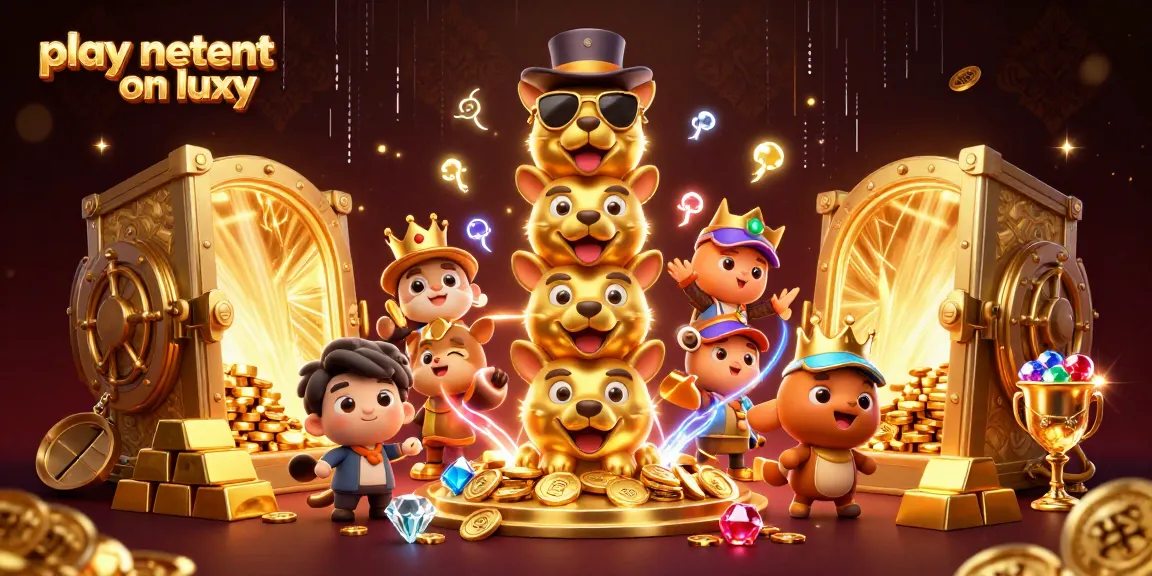 Engage with immersive fun and excitement as you play netent on luxy's vibrant golden treasures.